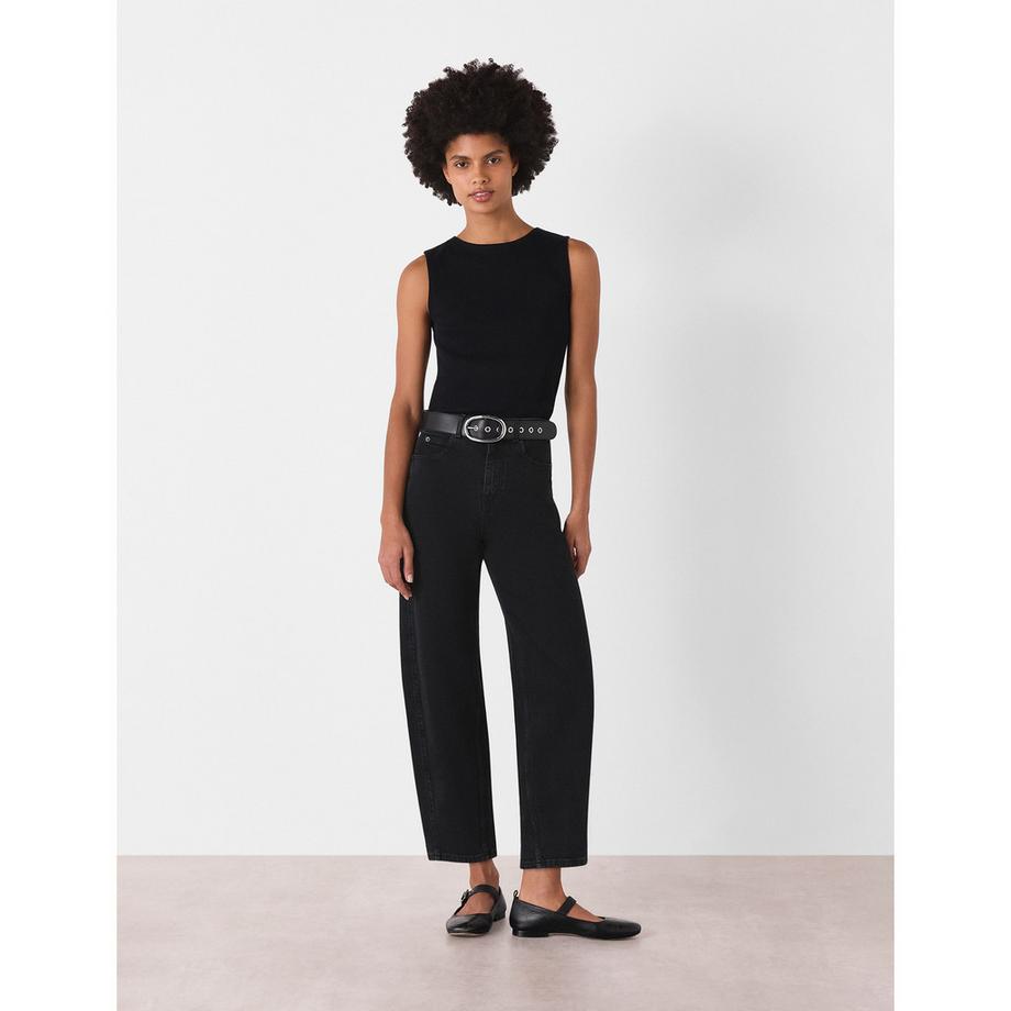 Whistles Stretch High Waist Wide Leg Jeans  