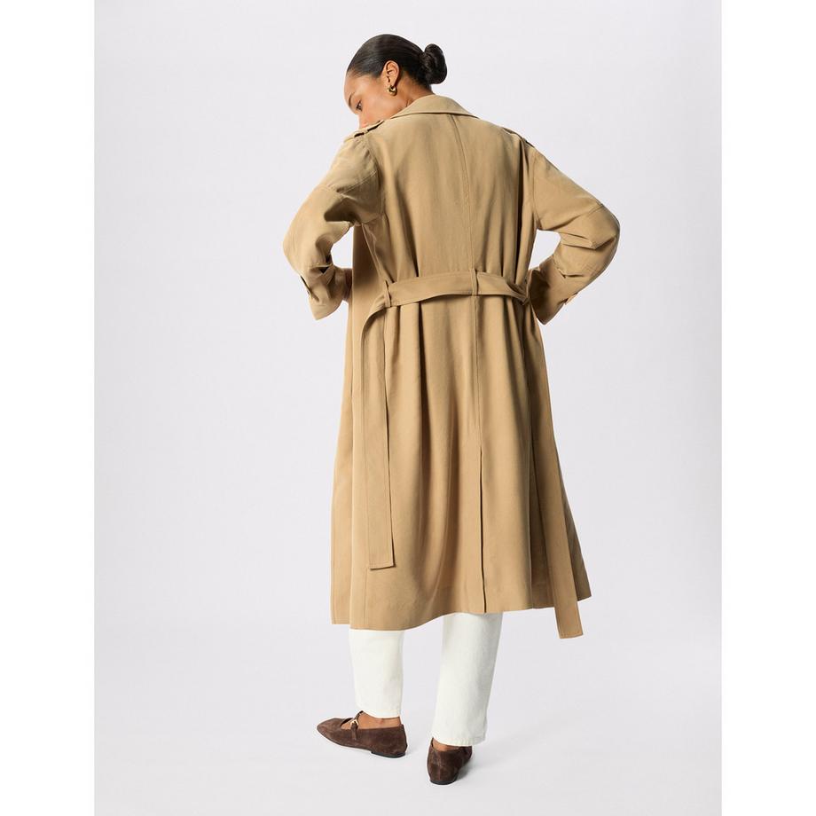 Whistles Riley Manteau trench avec ceinture et col à revers  