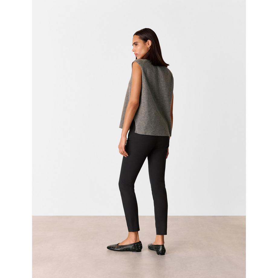 Whistles Super Pantalon Slim Fit avec Fermeture Éclair Latérale  