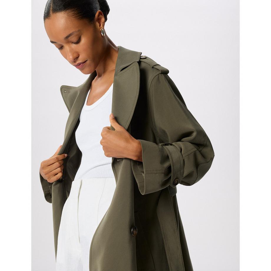 Whistles Riley Manteau trench double boutonnage avec ceinture  