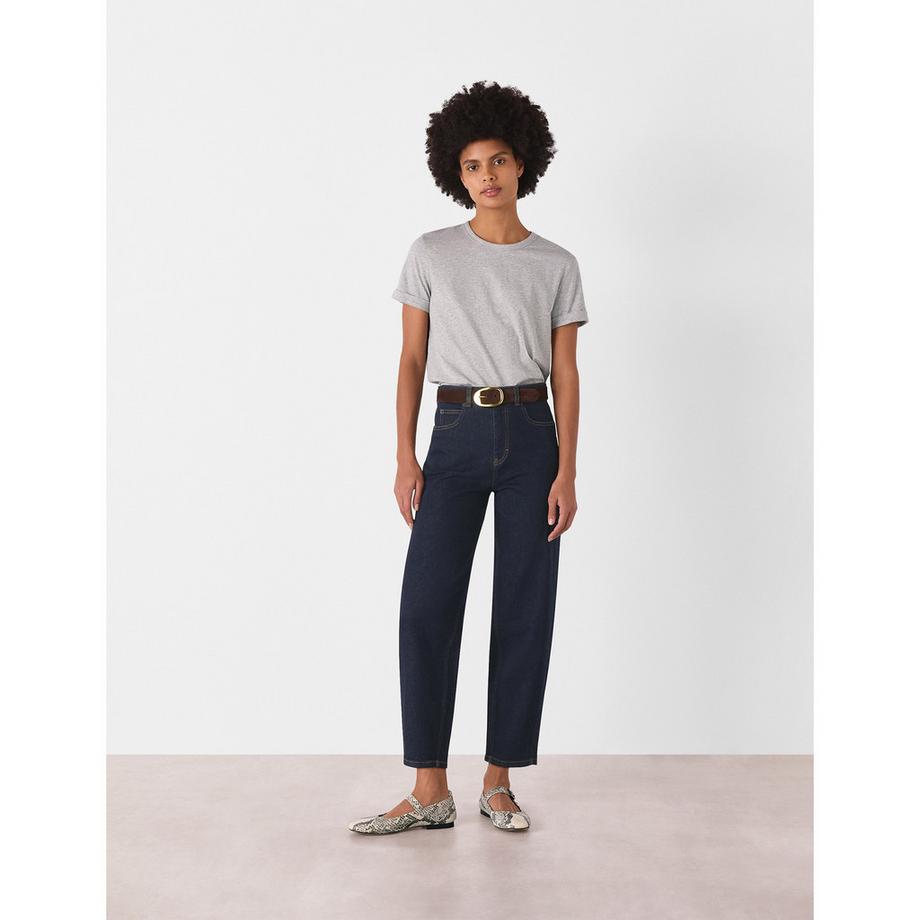 Whistles Stretch High Waist Straight Leg Jeans  