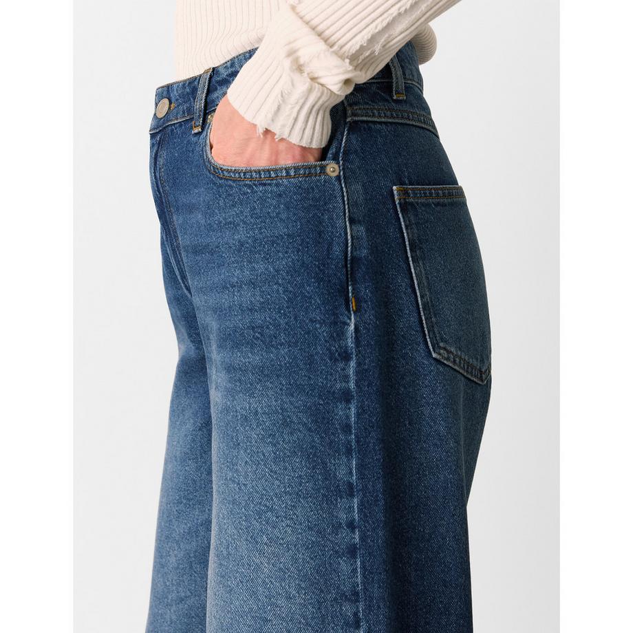 Whistles Straight Jeans large jambe taille haute  