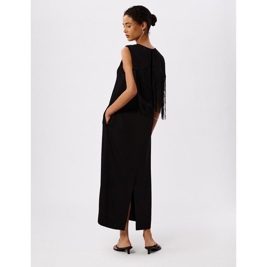 Whistles Fringe Robe Mi-longue Sans Manches  