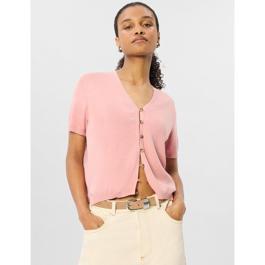 Whistles Short Cardigan à Col en V Manches Courtes  
