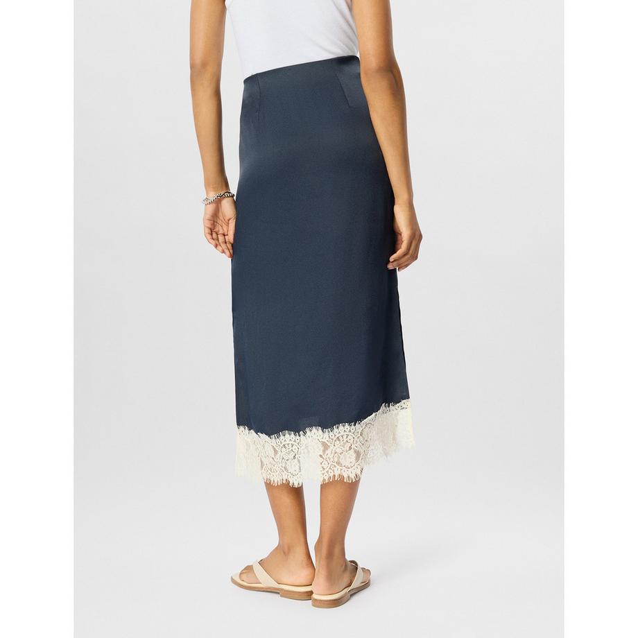 Whistles Lace Trim Midi Jupe  