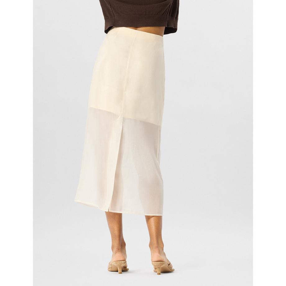 Whistles Organza Jupe midi avec surcouche transparente  