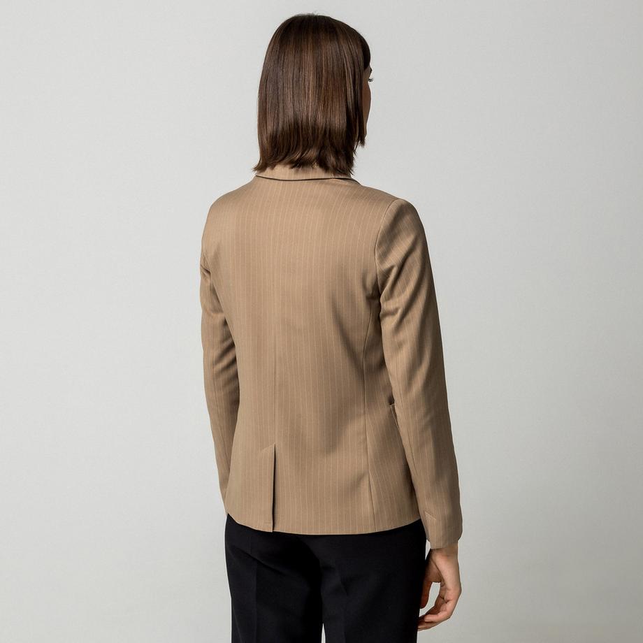 MORGAN Blazer à rayures fines avec patch orné  
