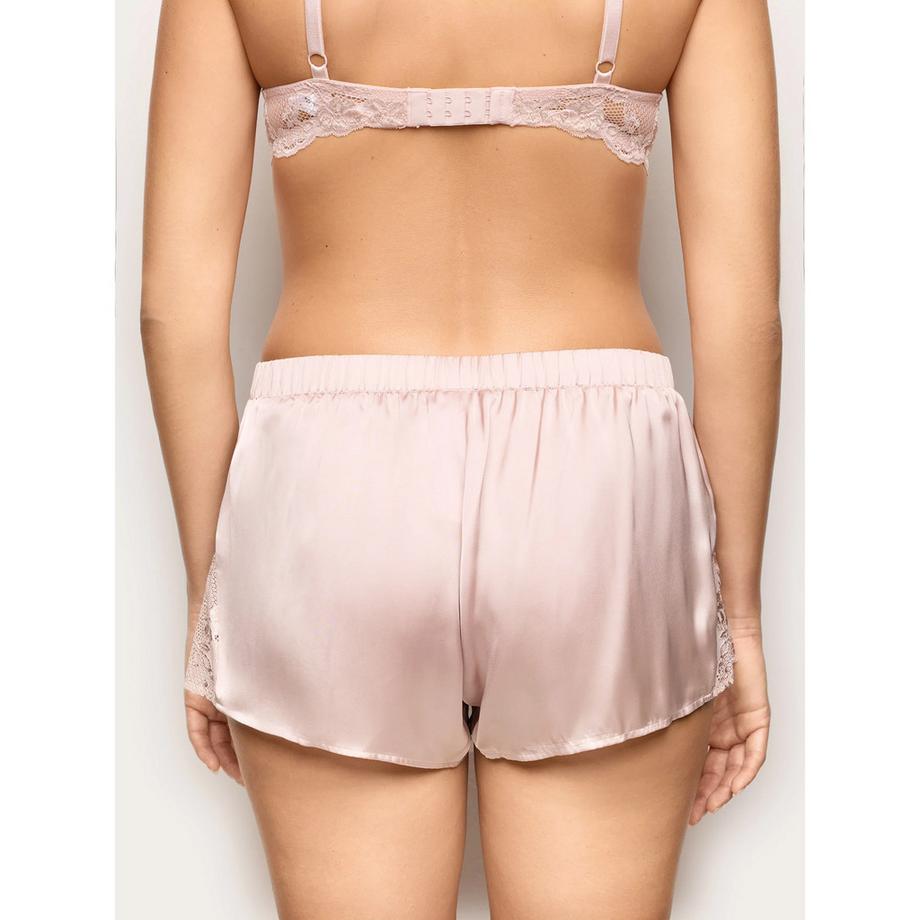 Yamamay Spitzenbesatz Satin Shorts  