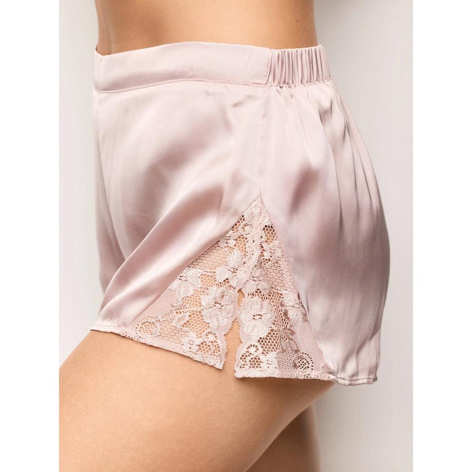 Yamamay Spitzenbesatz Satin Shorts  