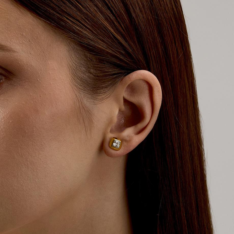 GCDS Milano GIPSY GOLD Boucles d'oreilles 