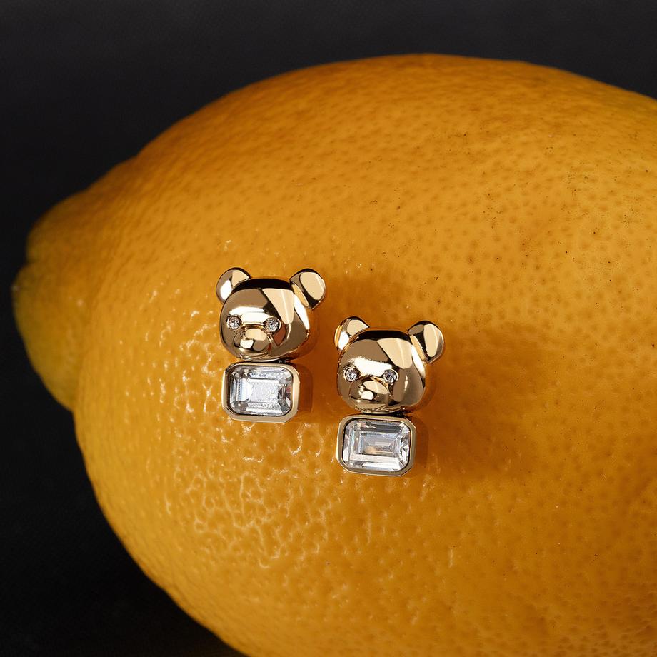 GCDS Milano GIPSY GOLD Boucles d'oreilles 