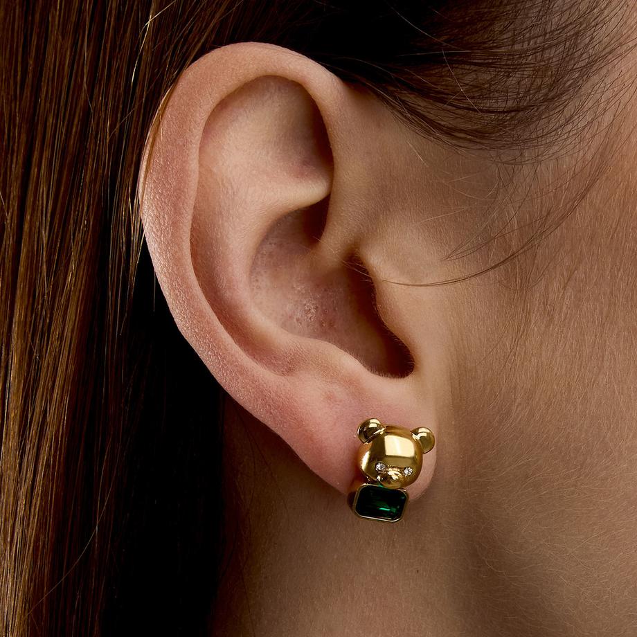 GCDS Milano GIPSY GOLD Boucles d'oreilles 