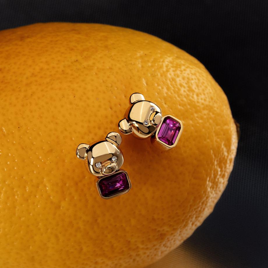 GCDS Milano GIPSY GOLD Boucles d'oreilles 