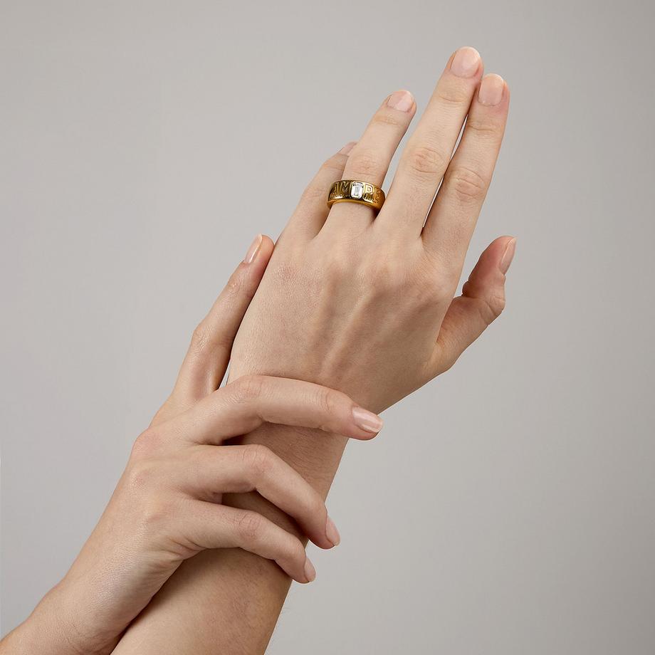 GCDS Milano TALKING JEWELS Ring 