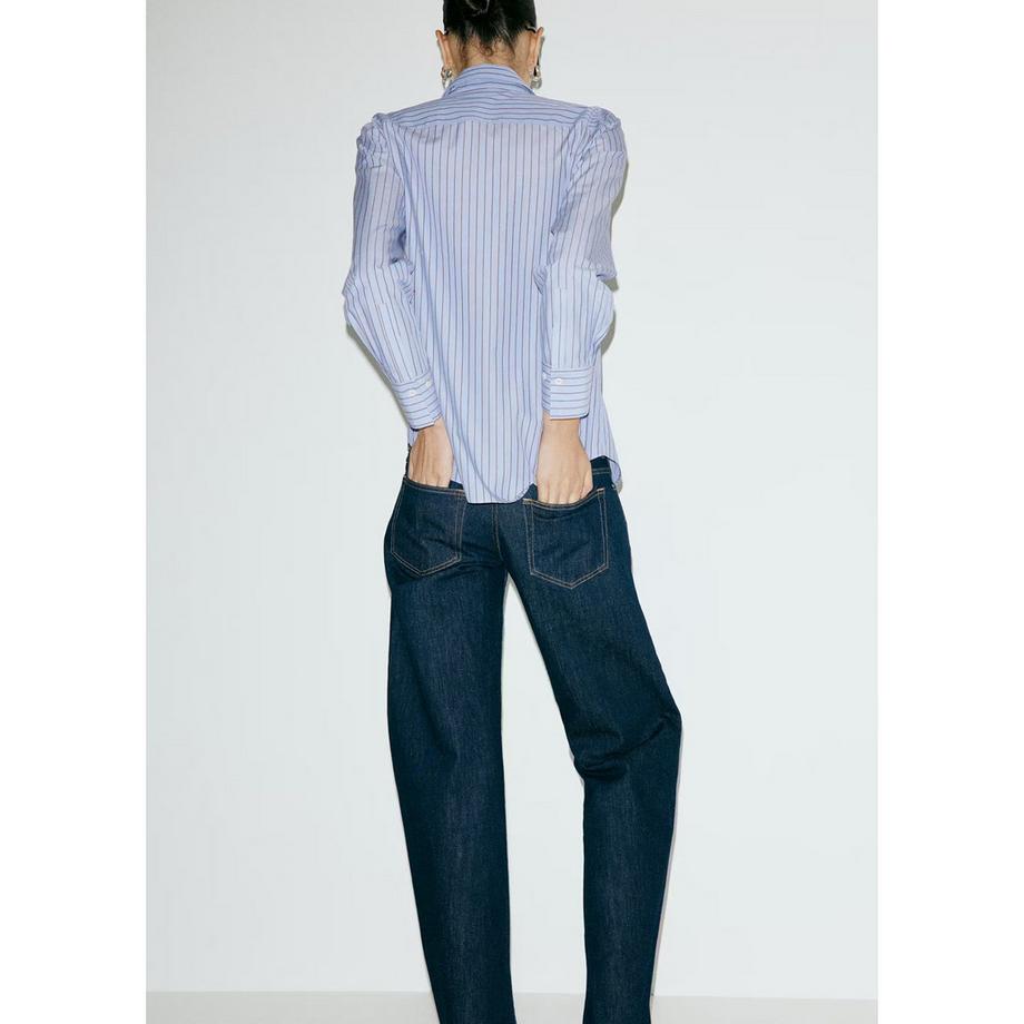 MANGO REGU Gestreifte Hemdbluse  