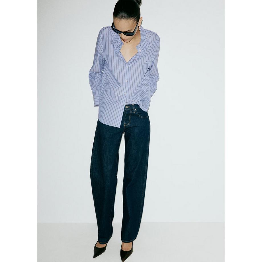 MANGO REGU Gestreifte Hemdbluse  