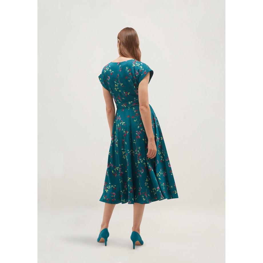 HOBBS Robe Alba imprimé floral mi-longue  