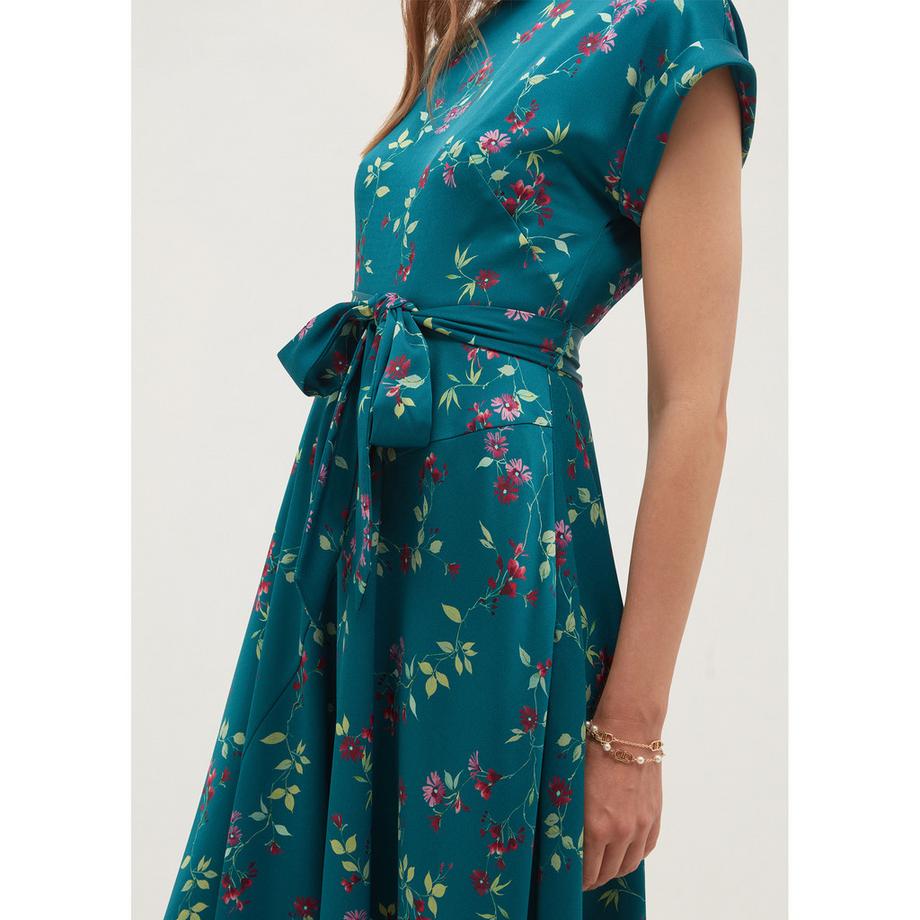 HOBBS Robe Alba imprimé floral mi-longue  