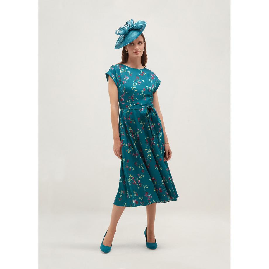 HOBBS Robe Alba imprimé floral mi-longue  