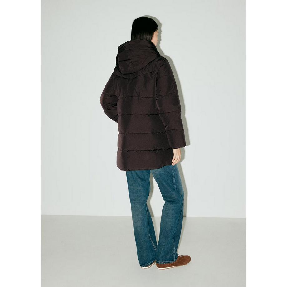 MANGO Anorak imbottito Tokyo con cappuccio  