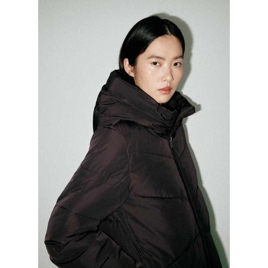 MANGO Anorak imbottito Tokyo con cappuccio  