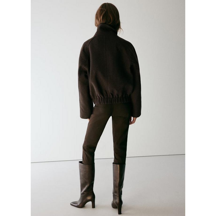 MANGO Low Jacke mit Stehkragen  