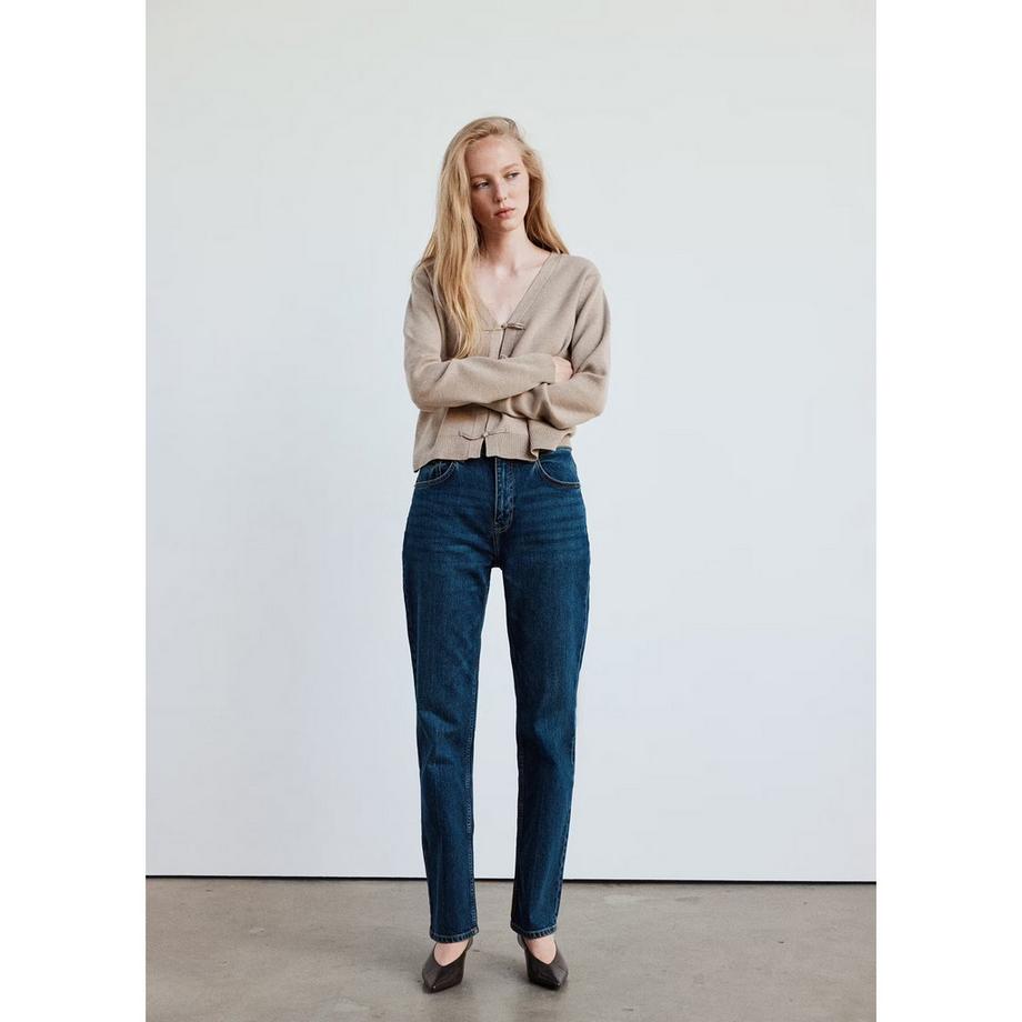 MANGO SHOOU Cardigan collo a V con bottoni a levetta  