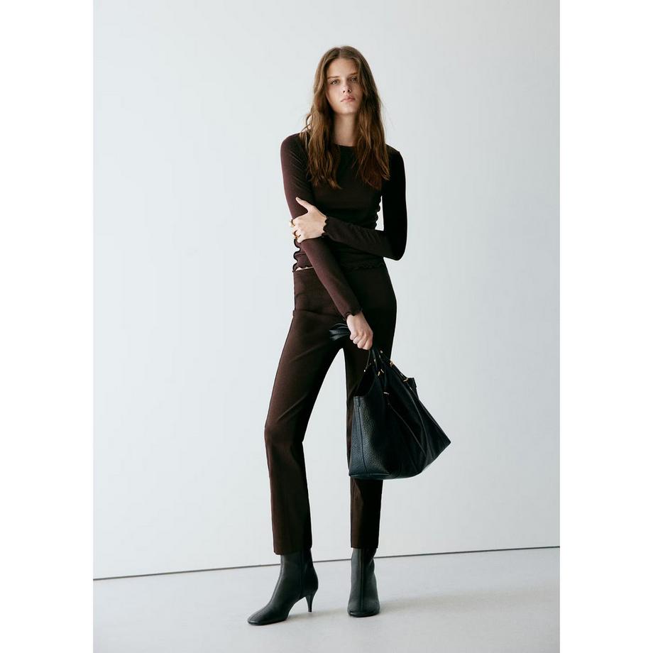 MANGO Curlita T-shirt manches longues  