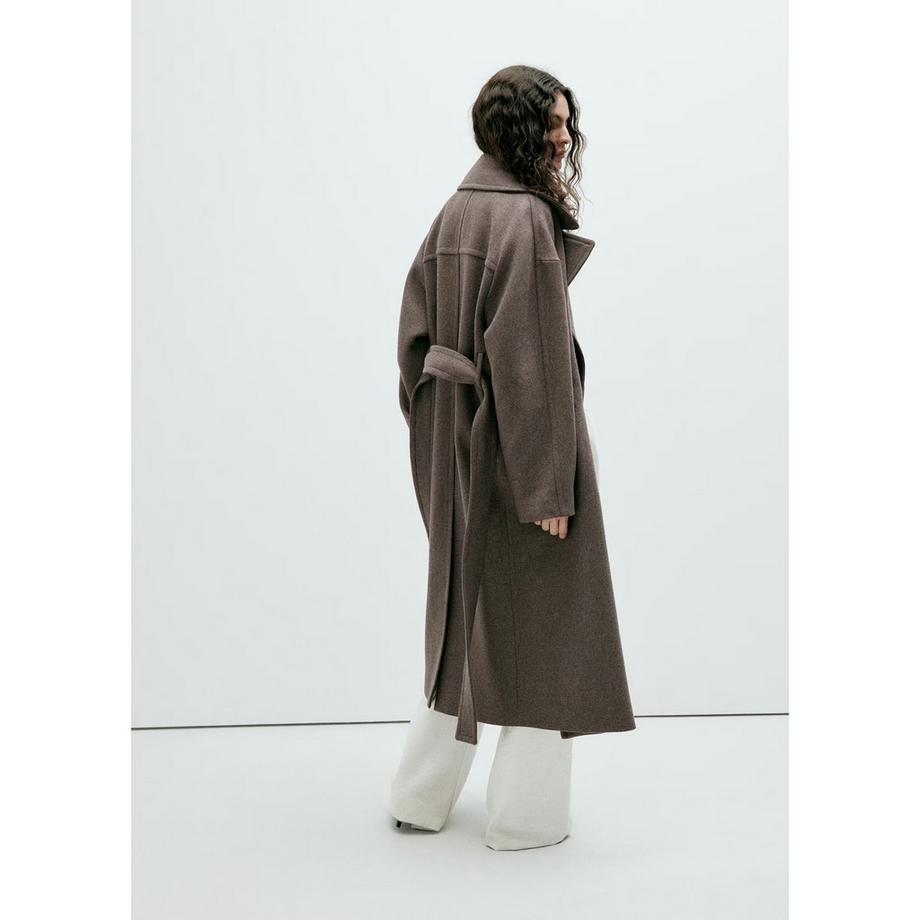 MANGO Cappotto Traviata con collo a revers  