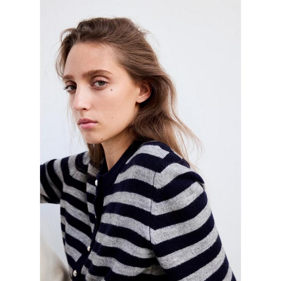 MANGO Cardigan a righe Eliote  
