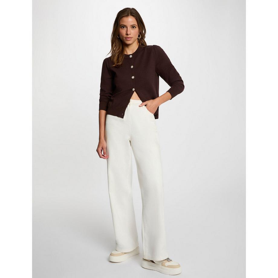 MORGAN Cardigan maniche lunghe con bottoni decorati  