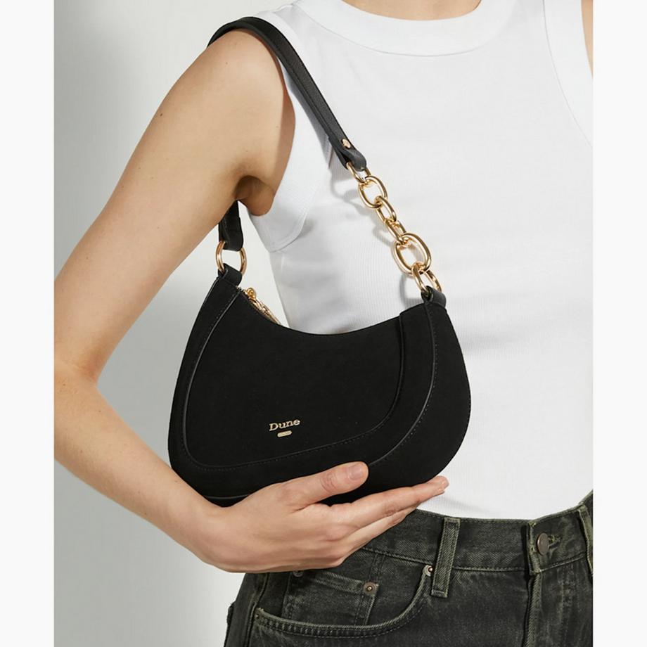 Dune London Borsa Hobo con tracolla a catena  