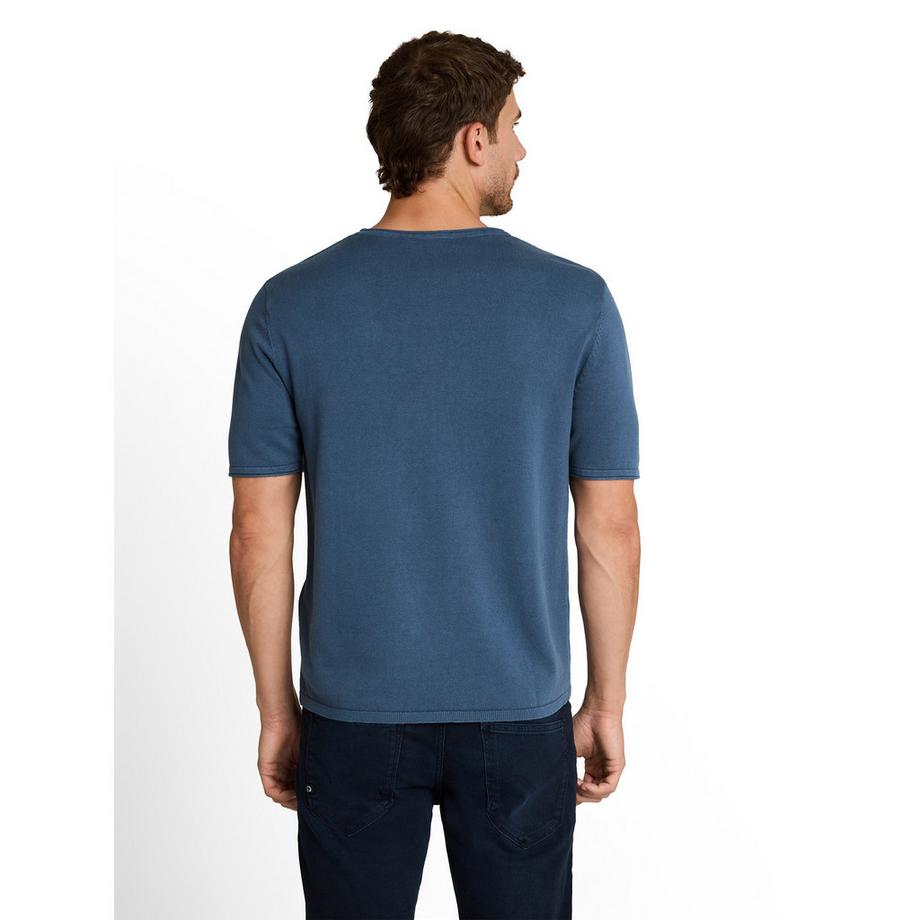 TOM TAILOR Geripptes Rundhals T-Shirt  