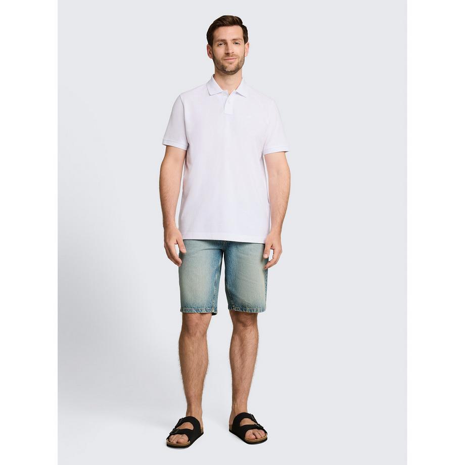 TOM TAILOR Polo Slim Fit Manches Courtes  