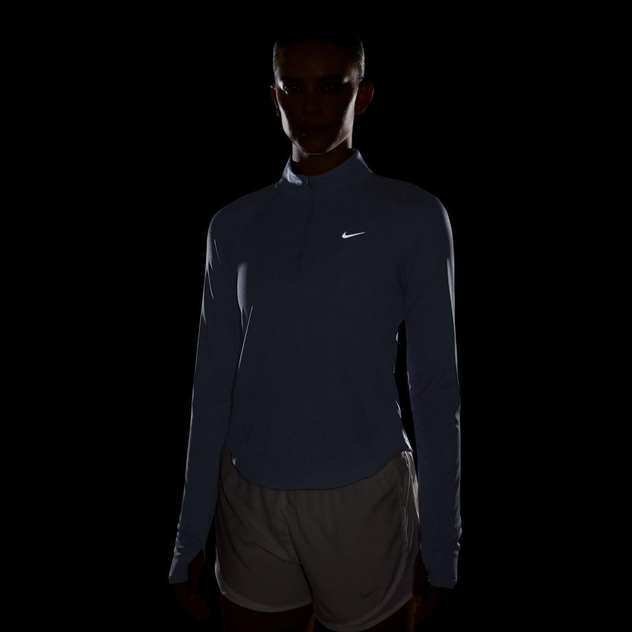 NIKE W NK TEMPO DF HZ TP T-shirt, manches longues 