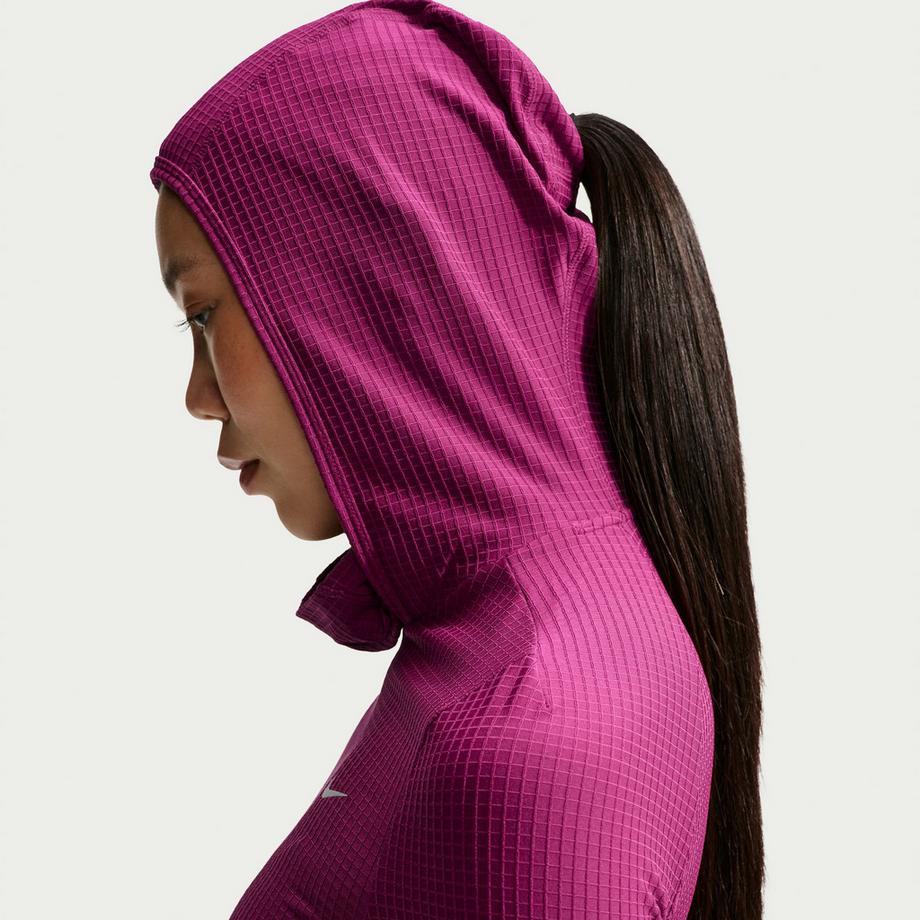 NIKE W NK TF SWIFT HOODED LS TOP Sweat-shirt 