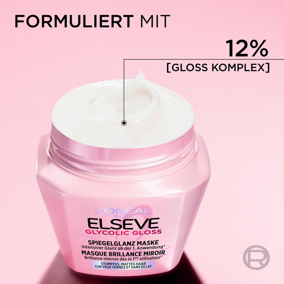 L'Oréal Paris  Maschera Glycolic Gloss Effetto Lucentezza a Specchio 