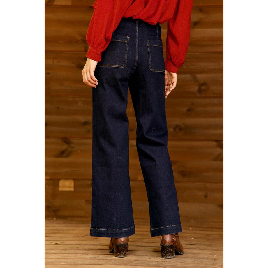 La Petite Etoile High Waist Flared Leg Jeans  