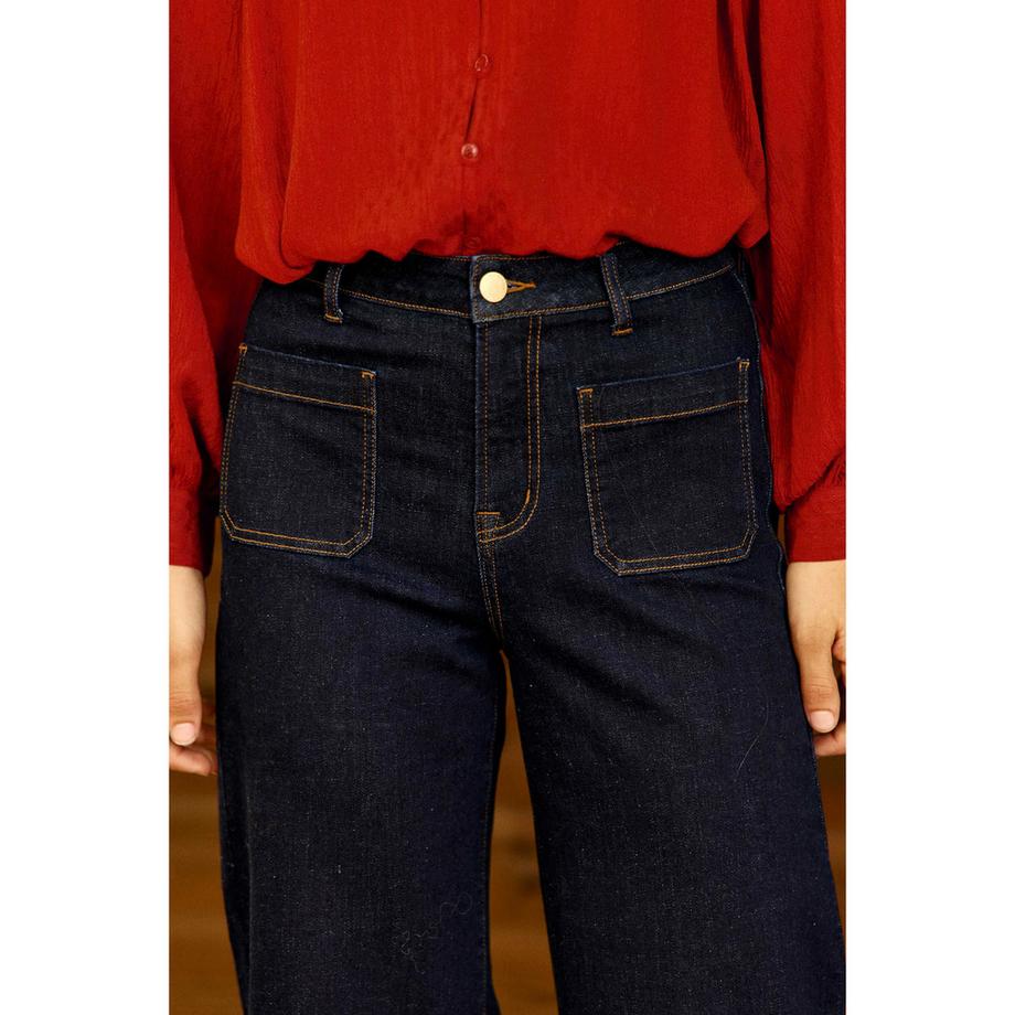 La Petite Etoile High Waist Flared Leg Jeans  