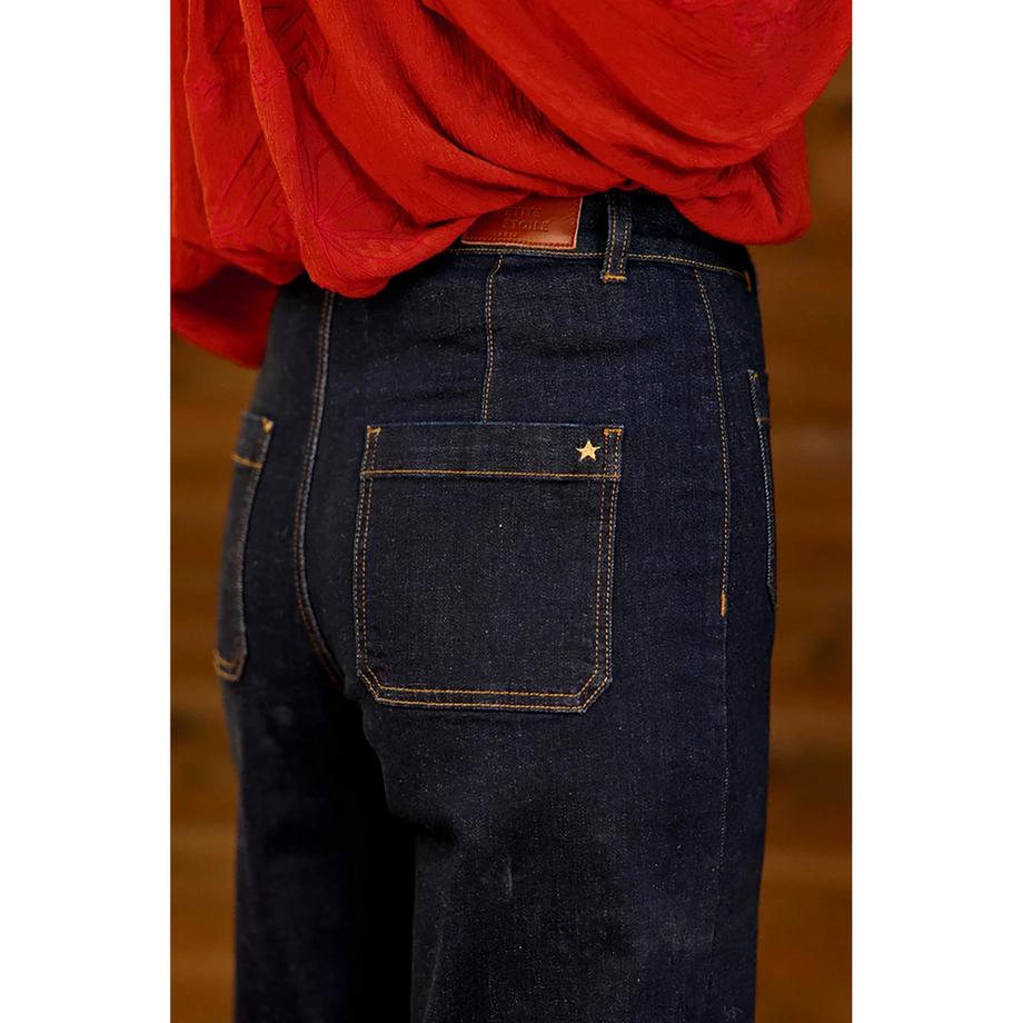 La Petite Etoile High Waist Flared Leg Jeans  