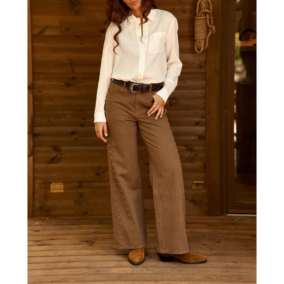 La Petite Etoile Blouse à manches longues avec poche brodée  