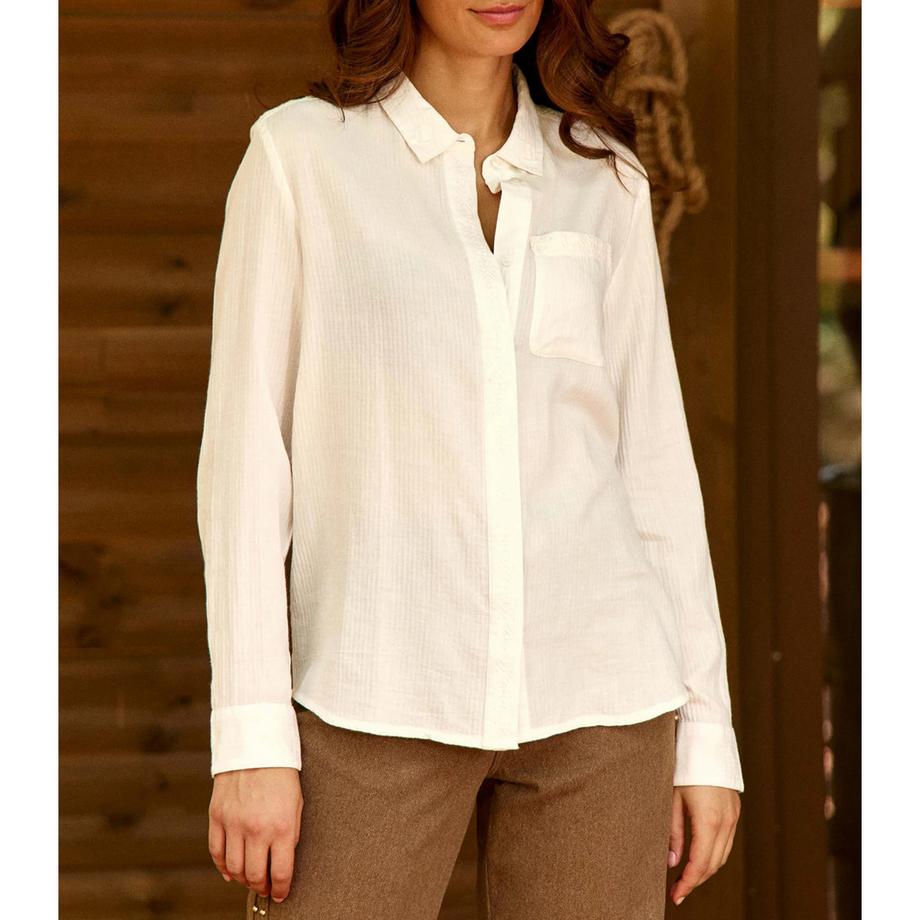 La Petite Etoile Blouse à manches longues avec poche brodée  