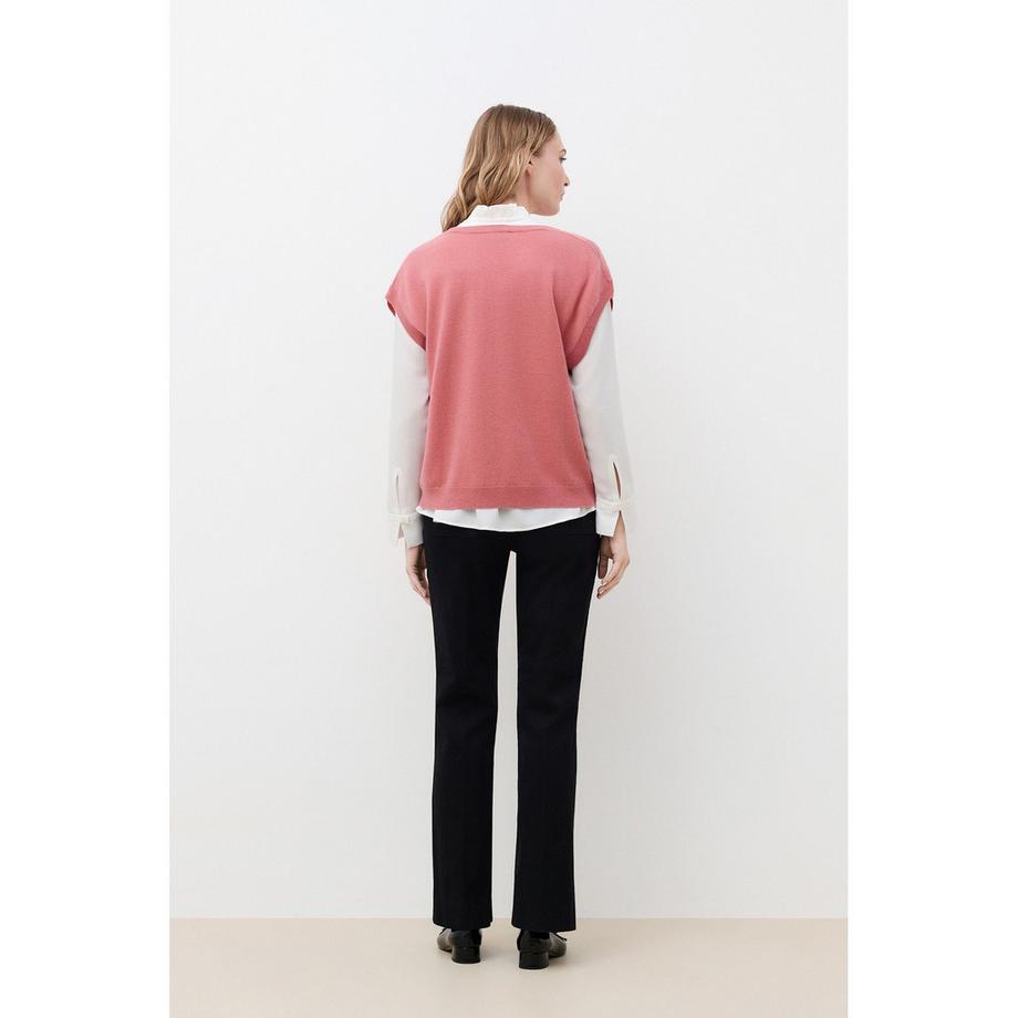 Caroll Pullover senza maniche con collo tondo  