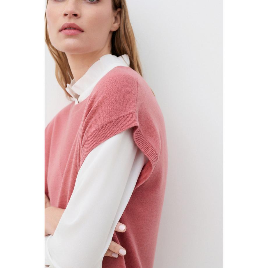 Caroll Pullover senza maniche con collo tondo  
