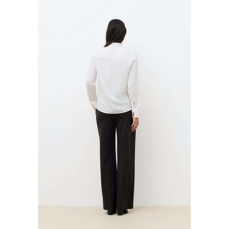 Caroll Camicia a maniche lunghe colletto arricciato  