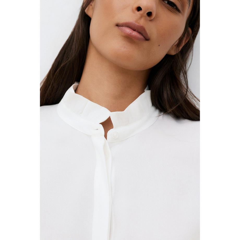 Caroll Camicia a maniche lunghe colletto arricciato  