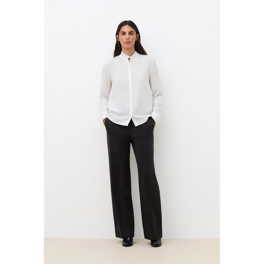 Caroll Camicia a maniche lunghe colletto arricciato  