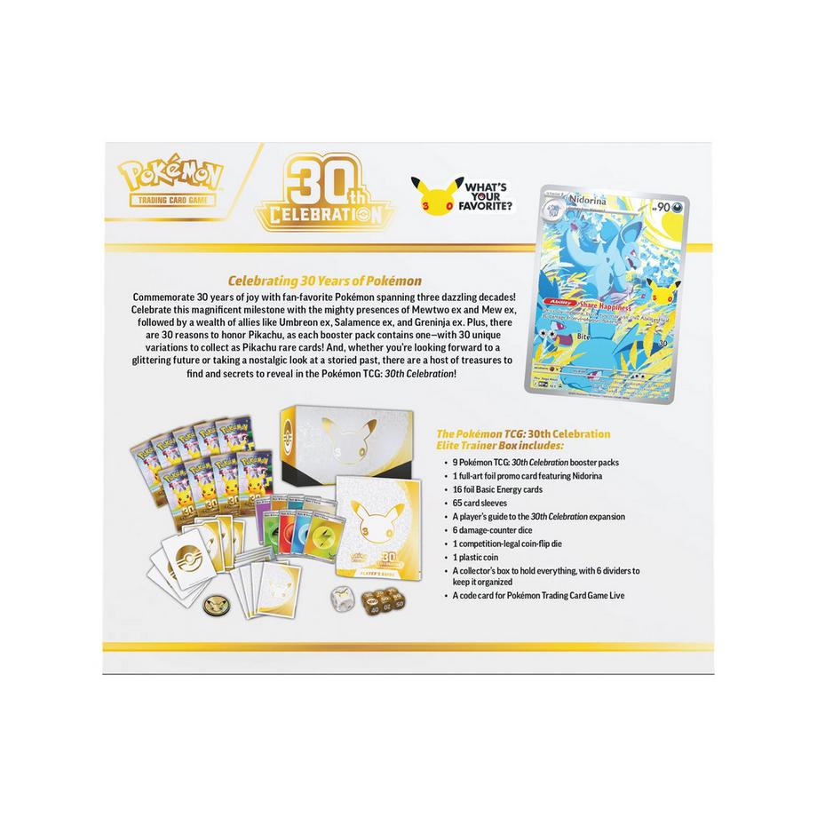 Pokémon  Pokémon 30th Celebration Elite Trainer Box 