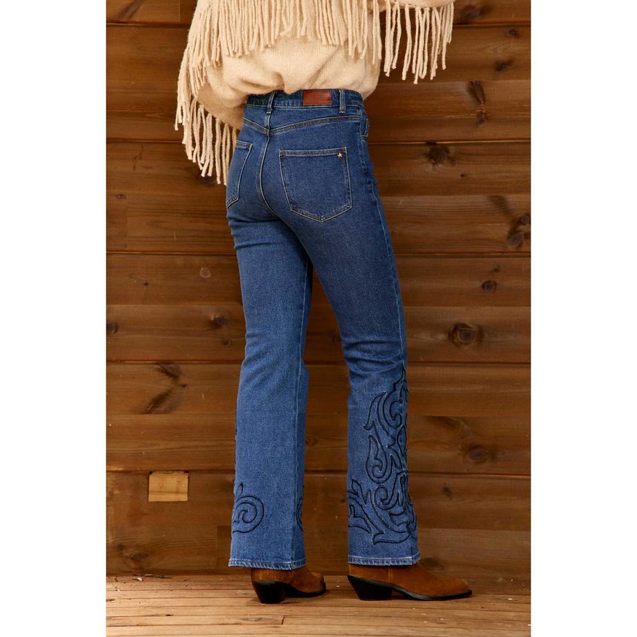La Petite Etoile Jeans a gamba ampia  
