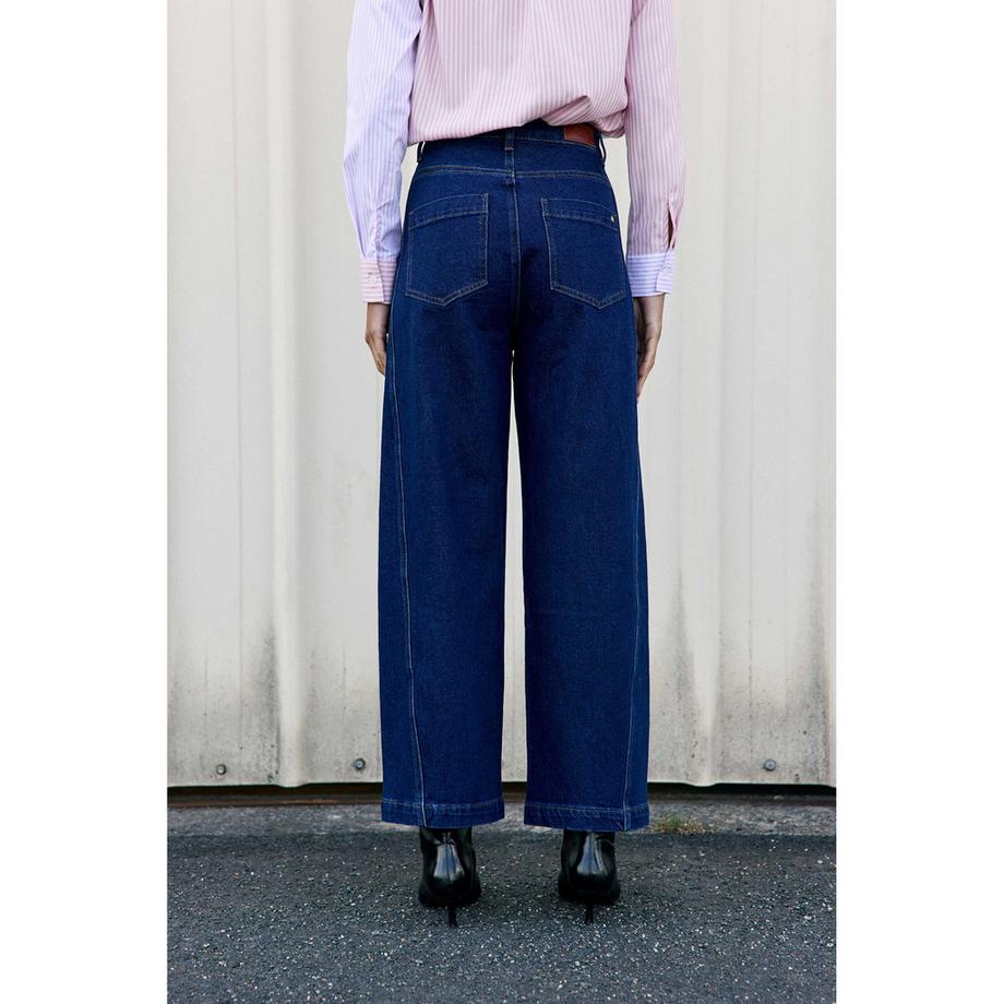 La Petite Etoile Jeans vita alta gamba larga  